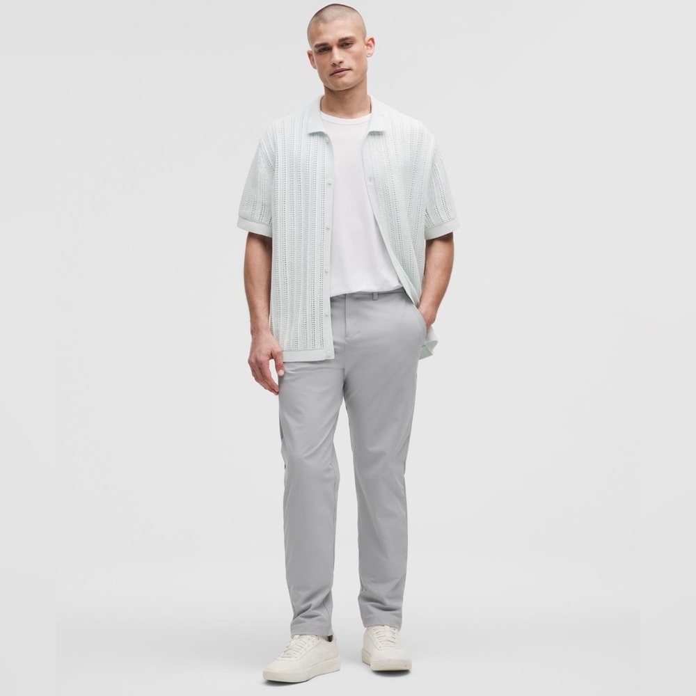 NWT Lululemon Men’s ABC Classic Fit Trouser 34x28 Silver Drop